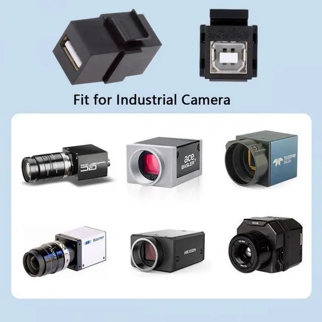 Alt view image 5 of 7 - Vszerda Adapter USB2.0 A Female to Type-B Female Extension Keystone Jack Coupler Adapter for Wall Plate Panel USB Cable