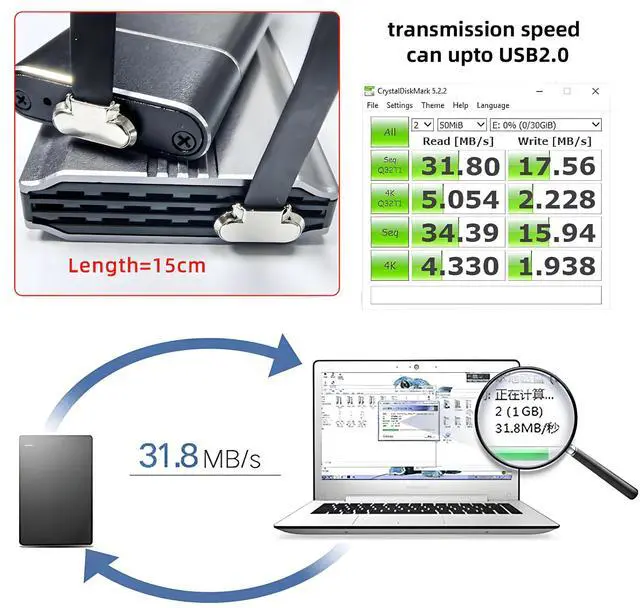 Alt view image 4 of 7 - Vszerda Cord Angled USB-C Type C to USB-C Ultra Slim Flat Power USB2.0 Data Cable 65W Fast Charge for Laptop Tablet Phone (15cm)