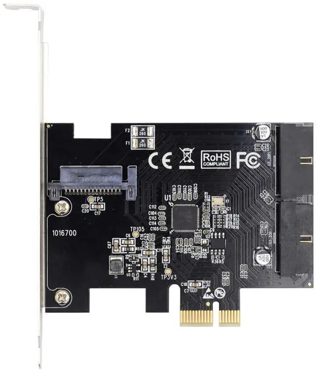 Main image of Vszerda Card 5Gbps 19Pin 20Pin USB 3.0 Front Panel Header to PCI-E 1X Express Adapter for Computer Motherboard