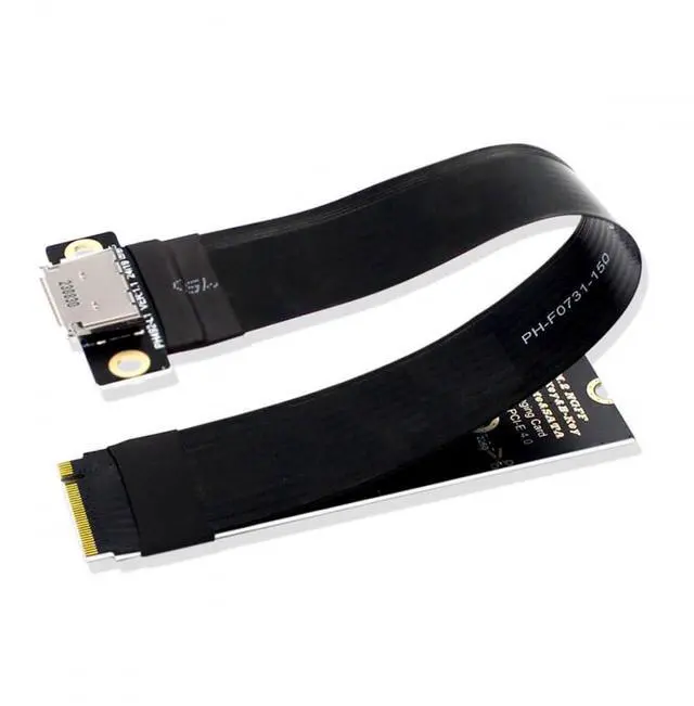 Main image of Vszerda 2280 NGFF PCI-E4.0 M.2 M-Key to Oculink SFF-8612 SFF-8611 Host Cable 15cm for NVME U.2 SSD Egpu