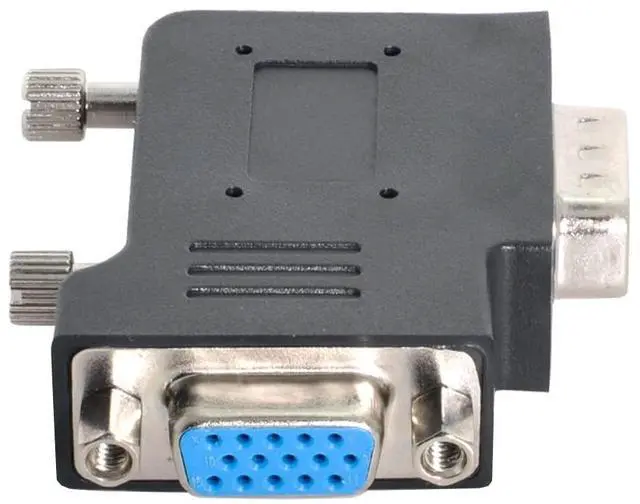 Alt view image 5 of 6 - Vszerda Adapter Vertical Flat Right Angled 90 Degree VGA SVGA Male to Female Extension Adapter