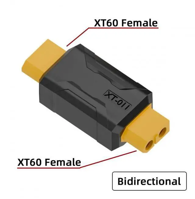 Alt view image 2 of 7 - Vszerda Adapter XT60 Female SC100 Protocol to XT60 Female Fast Charging Adapter for RC Lipo Battery Quadcopter Multicopter Aeromodelling