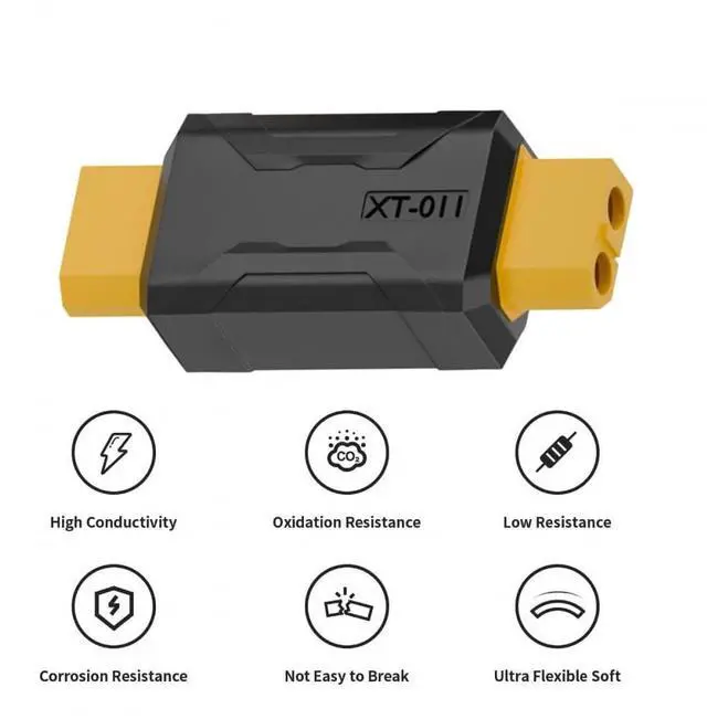 Alt view image 5 of 7 - Vszerda Adapter XT60 Female SC100 Protocol to XT60 Female Fast Charging Adapter for RC Lipo Battery Quadcopter Multicopter Aeromodelling