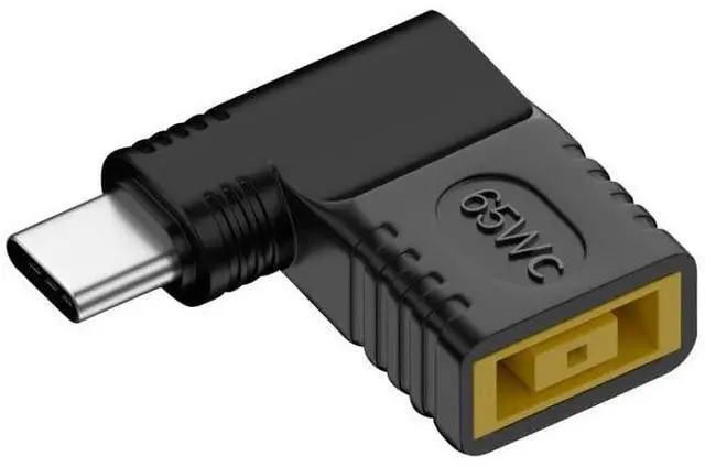 Main image of Vszerda Adapter DC 20V 11.0 * 4.5mm Rectangle Input to USB-C Type-C Output 90 Degree Right Angled Power Plug Charge Adapter
