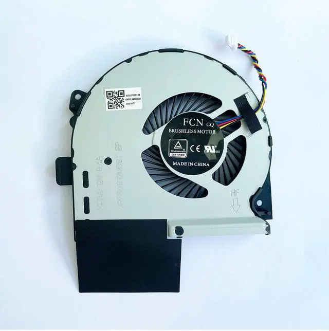 Alt view image 3 of 6 - CPU+GPU Cooling Fan Replacement for A.SUS ROG Strix GL703 GL703GS GL703GM GL703GS-DS74 GL703GM-DS74 GL703GM-NS73 Series DFS593512MN0T FK08 DFS601712M00T FK0A 12V