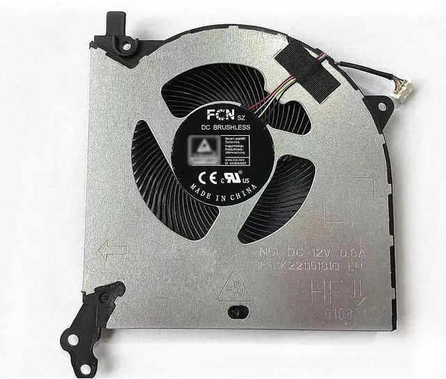 Alt view image 5 of 6 - CPU+GPU Cooling Fan Replacement for L.enovo Legion Y7000P 2020H Y550-15E Y7000 R7000 (2020) Legion 5 5i 15IMH05H Series DFS2400125Q0T FN50 DFSCK22115181Q FN51 DC12V