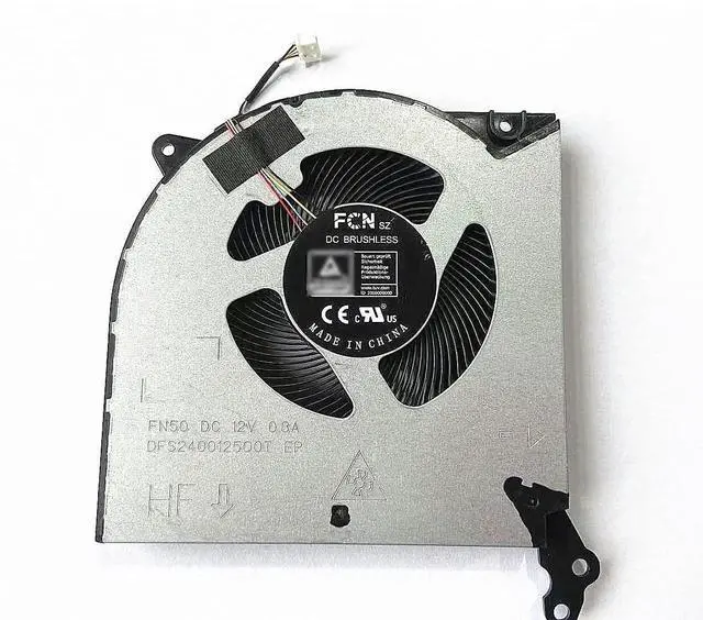 Alt view image 3 of 6 - CPU+GPU Cooling Fan Replacement for L.enovo Legion Y7000P 2020H Y550-15E Y7000 R7000 (2020) Legion 5 5i 15IMH05H Series DFS2400125Q0T FN50 DFSCK22115181Q FN51 DC12V