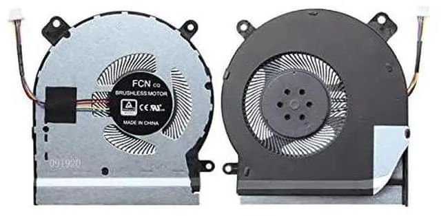 Alt view image 5 of 5 - CPU+GPU Cooling Fan for A.SUS ROG Strix Scar II GL504 GL504G GL504GS GL504GM GL504GV GL504GW GL504GV-DS74 GL504GW-DS74 Series DFSCK221051820 FK7T DFSCK221151810 FK7U