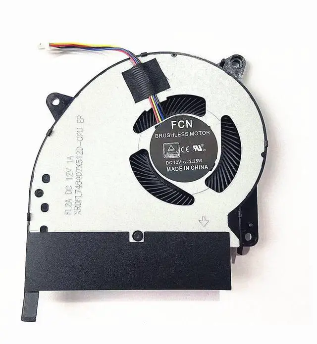 Alt view image 3 of 5 - New CPU+GPU Cooling Fan Replacement for A.sus ROG Strix Scar GL704 GL704GM GL704GV GL704GW G715GV G715GW DFSCK22105182D DFSCK22115181C DC12V 1A FL2D FL2F