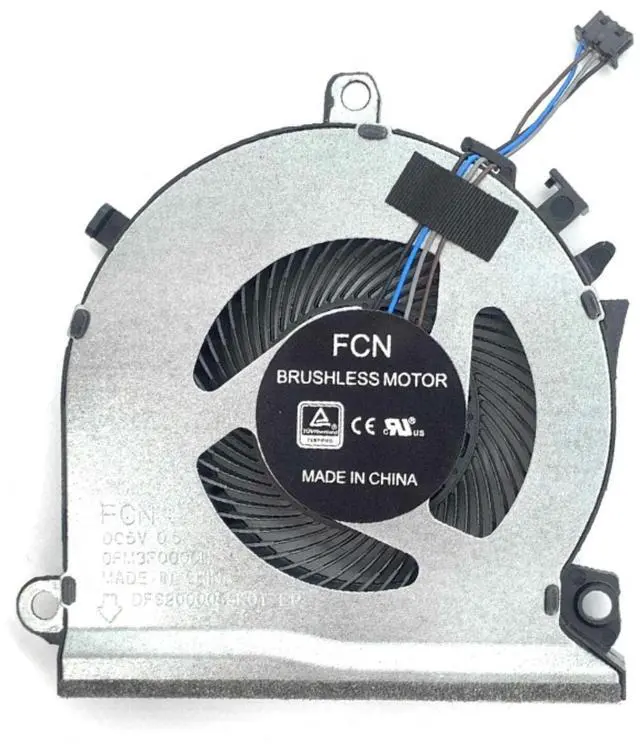 Alt view image 2 of 3 - 2Pcs CPU Cooling Fan Replacement for HP Pavilion Gaming 15-EC 15-ec0013dx 15-ec0751ms 15-ec0054ax 15-ec0010nr 15-ec0075ax 15-ec0001ne 15-ec0078ax 15-ec0001ne 16-A 16-A0010CA L77560-001