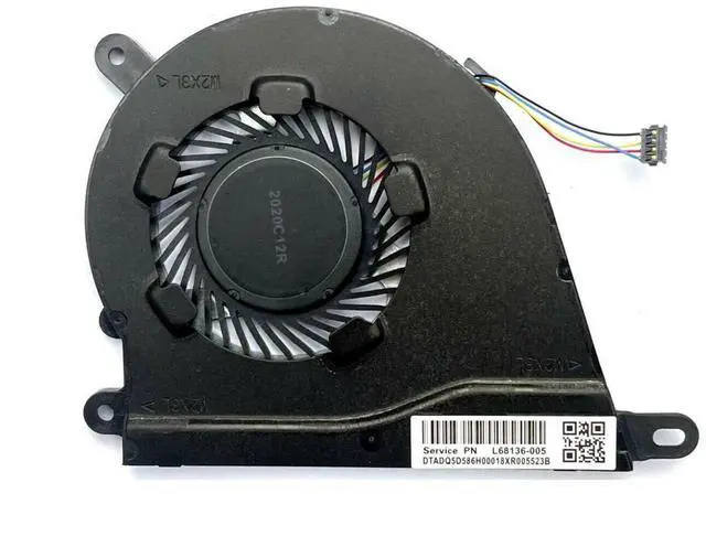 Alt view image 2 of 2 - CPU Cooling Fan Replacement for HP Pavilion 15-DY 15-DY1024 15-EF 14-DQ 14S-DQ 15S-FQ 15S-EQ 340S G7 TPN-Q221 Q242 15T-DY 15-DY1751ms 15T-DY100 Series ND75C07-19A18 L68134-001