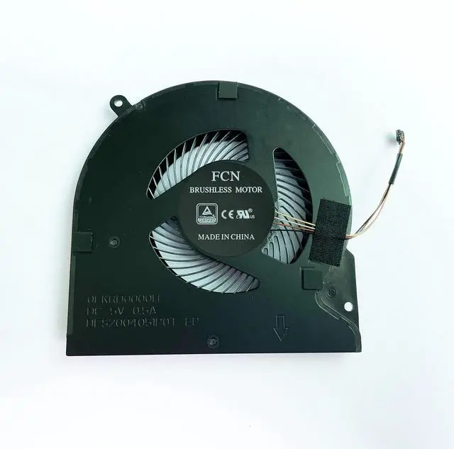 Alt view image 3 of 6 - CPU+GPU Cooling Fan Replacement for R.azer RZ09-0238 RZ09-02385E92 RZ09-02386E91 RZ09-02386E52-R3U1 R3B1 RZ09-0288 RZ09-0301 Series DFS2004051POT FKRD DFS561405PLOT FKRF