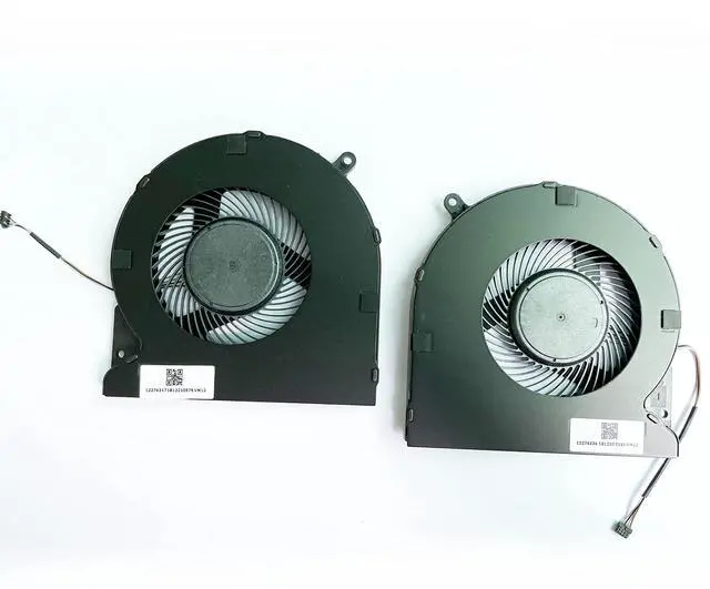 Alt view image 2 of 6 - CPU+GPU Cooling Fan Replacement for R.azer RZ09-0238 RZ09-02385E92 RZ09-02386E91 RZ09-02386E52-R3U1 R3B1 RZ09-0288 RZ09-0301 Series DFS2004051POT FKRD DFS561405PLOT FKRF