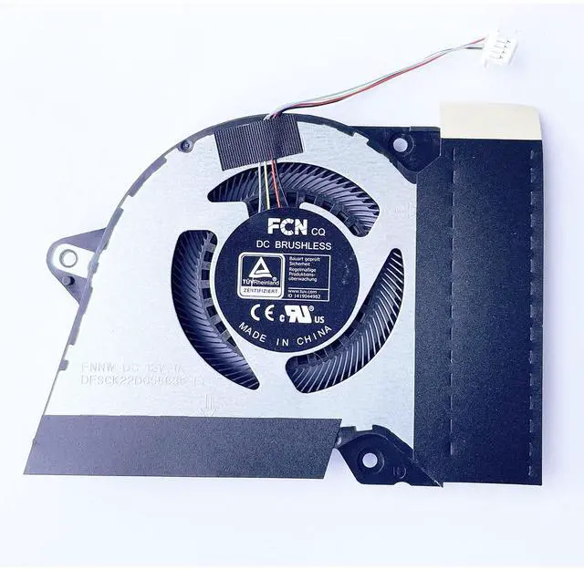 Alt view image 4 of 5 - New CPU+GPU Cooling Fan Replacement for A.SUS Rog Zephyrus G14 GA401Q GA401QC GA401QE GA401QH GA401QM GA401IHR GA401QEC-K2064T Series DFSCK221151818 FNNX DFSCK22D05883K FNNW