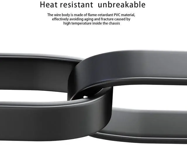 Alt view image 5 of 7 - BUCIER SATA Cable III for SSD HDD Data,3 PCS 6Gbps Straight Angle 15 Inch Sata Data Cable Compatible for SATA Hard Drive CD Driver, CD Writer,Black