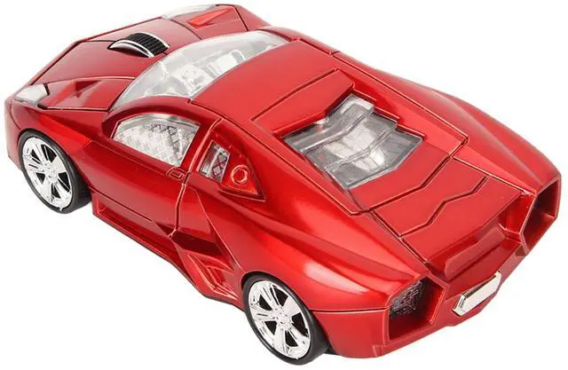 Alt view image 6 of 7 - Vszerda Sport Car Shaped Computer Mouse, 1600DPI Ergonomic Gaming Optical with USB Receiver, LED Light, Car for PC Laptop Notebook, for for