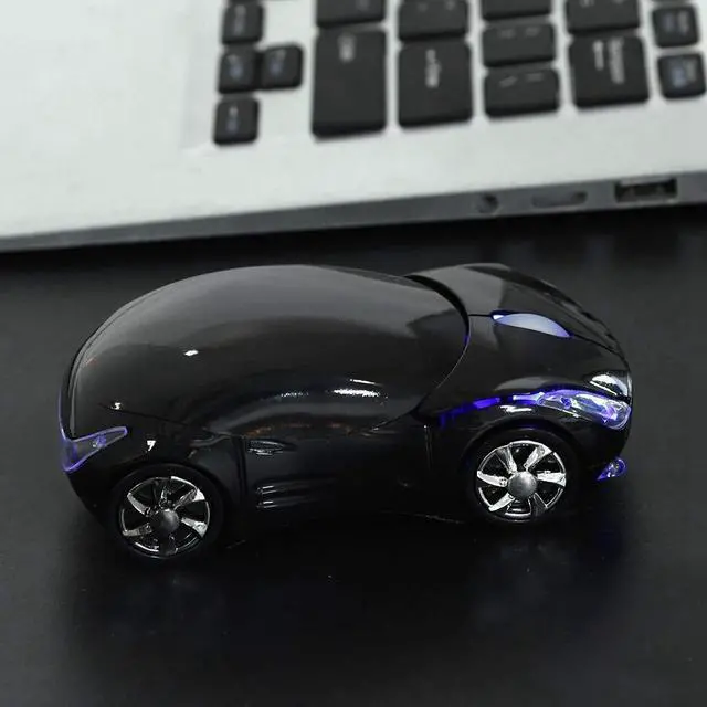 Alt view image 6 of 7 - Vszerda 2.4G Wireless Mouse Car Mouse with USB Reciver 1600DPI Optical Mouse for PC Computer Laptop Tablet, High Precision Cute Mouse for Win XP/Vista/Win7/ME/2000/for Mac OS (Black)