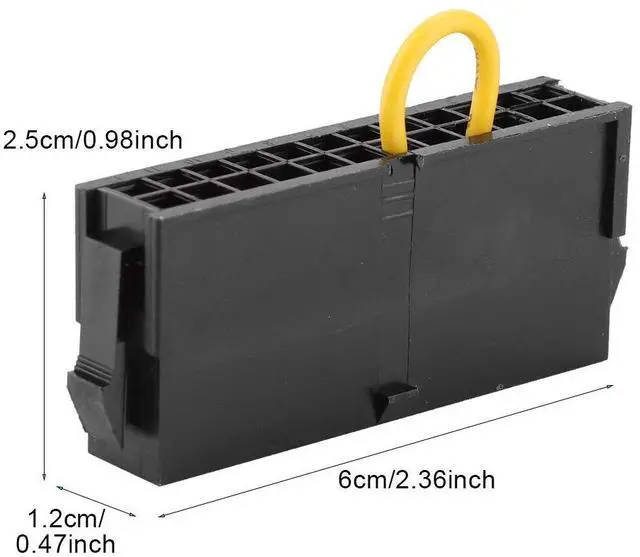 Alt view image 5 of 7 - Vszerda 24-Pin ATX Power Supply Jumper Bridge Tool,24Pin ATX Power Supply Starter Power Module 20+4 Pin PSU Reboot Connecter for Miner Machine