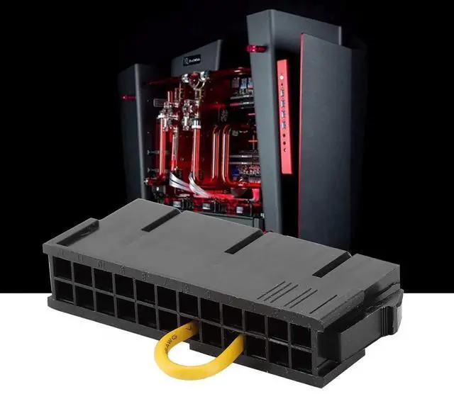 Alt view image 6 of 7 - Vszerda 24-Pin ATX Power Supply Jumper Bridge Tool,24Pin ATX Power Supply Starter Power Module 20+4 Pin PSU Reboot Connecter for Miner Machine