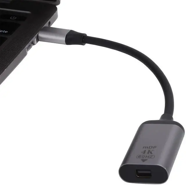 Alt view image 5 of 7 - Vszerda USB C to Mini DisplayPort Converter, Support 4K 60HZ, Portable Type C to Mini DP Adaptor for Phone Laptop to UHD TVs, Projectors, A/V Receivers, etc