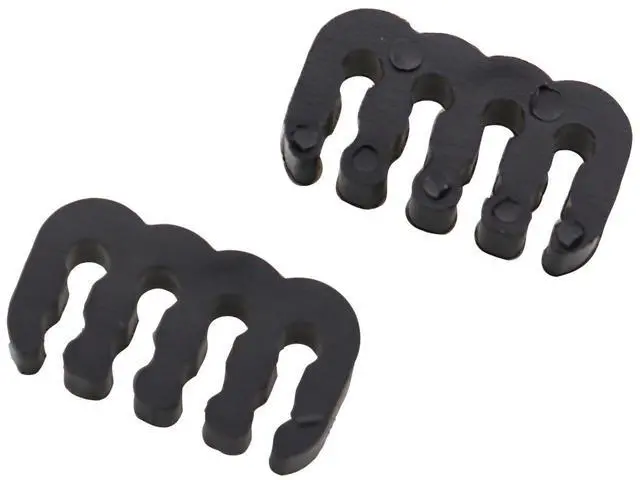 Alt view image 3 of 4 - Vszerda 24PCS Computer Wire Harness Comb Wire Harness Comb 18AWG Wire Clip 24 pins x 4 8 pins x 12 6 pins x 8 for Computer Wire Harnessing Manage Wires Black