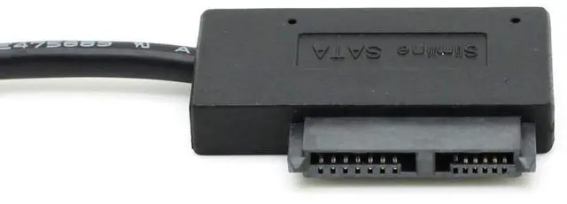 Alt view image 5 of 5 - Vszerda USB 2.0 to 7 + 6P 13Pin Slimline Slim SATA Power Supply External Cable for Notebook Laptop CD-ROM DVD-ROM ODD HDD Caddy Converter