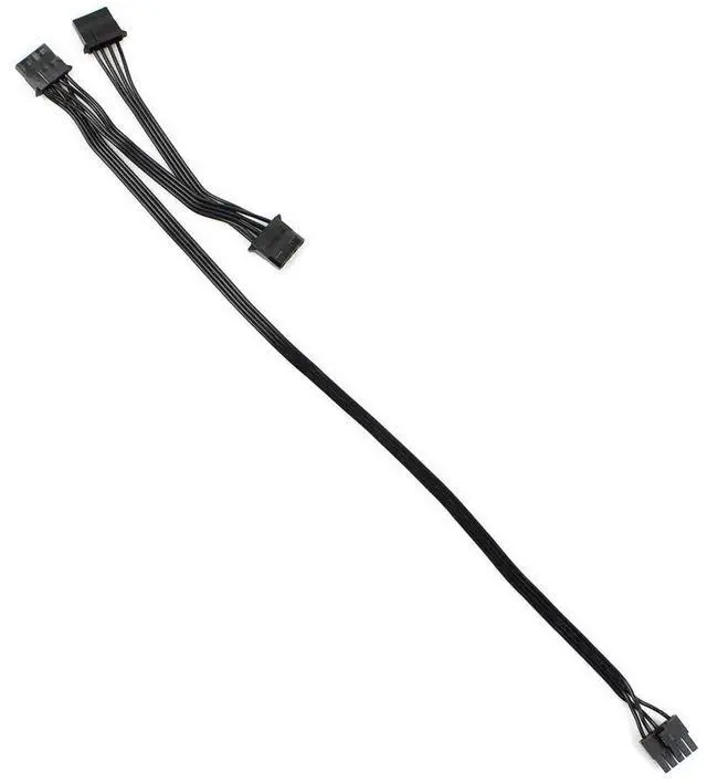 Alt view image 4 of 7 - Vszerda Great Wall Dragon Power Module Line 5P to Large 3 SATA 4P 5Pin to Hard Disk Line 4Pin Power Line 1 to 3 Splitter PC Server Multiplier Hard Drive Power Supply Extension Cable 80cm