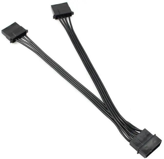 Alt view image 2 of 5 - Vszerda Power Supply SATA 4P Divided Into Two 4P IDE Extension Line IDE to SATA Connector 20cm