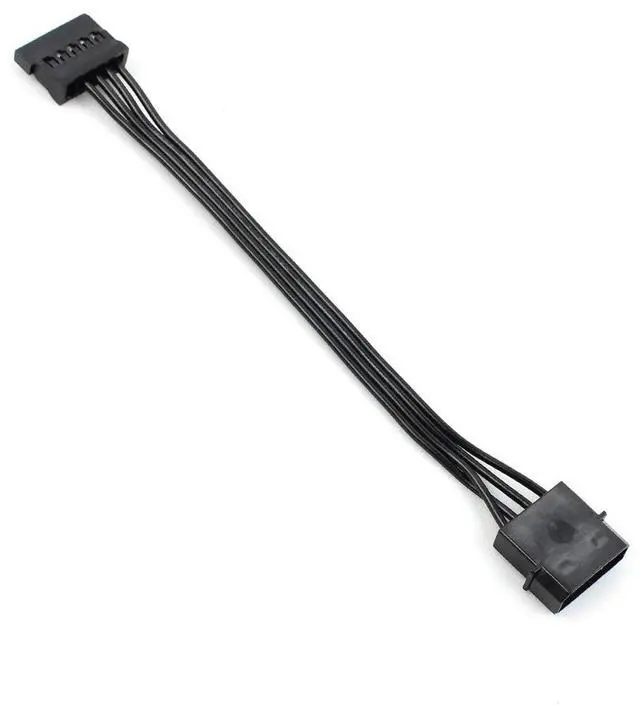 Alt view image 3 of 5 - Vszerda 4 Pin IDE Female Molex to Dual SATA Power Cable IDE to SATA Optical Drive Hard Disk Serial Power Cable 1PCS