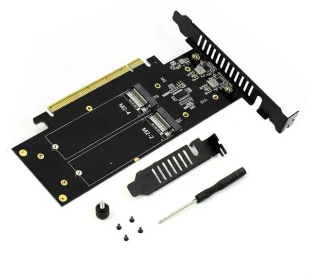 Main image of Vszerda iHyper-Pro M.2 X16 to 4X PCIE 4.0 GEN4 Expansion Card Supports NVMe M.2 m Key 2280 up to 32Gbps for VROC NVMe Raid (iHyper)