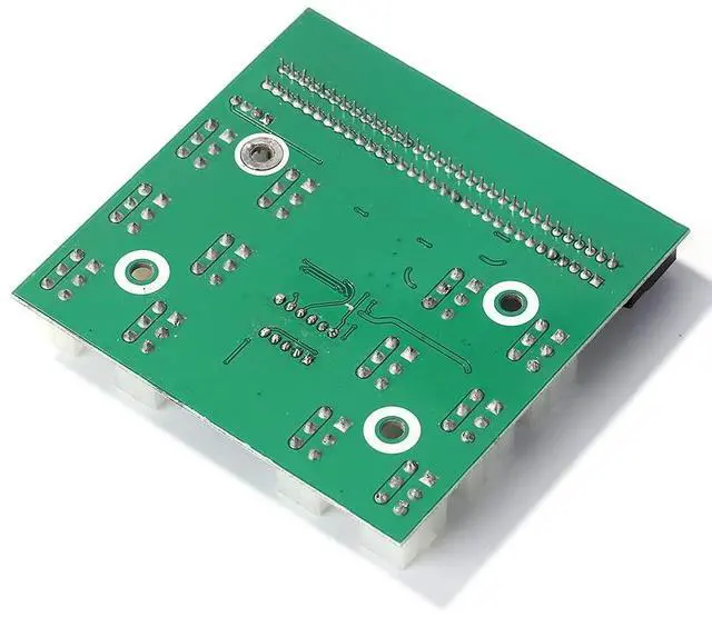 Alt view image 6 of 7 - Vszerda PCI-E 64Pin to 12x 6Pin 12V Power Supply Breakout Board Adapter Converter for Ethereum BTC Antminer Miner Mining HP Server PSU GPU
