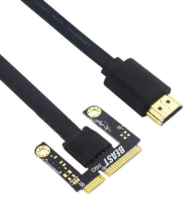 Alt view image 4 of 7 - Vszerda PCIE EXP GDC External Laptop Video Card Dock Graphics Card Laptop Docking Station for Beast Mini PCI-E/NGFF M.2 / Expresscard (Only Mini PCI-E Cable)