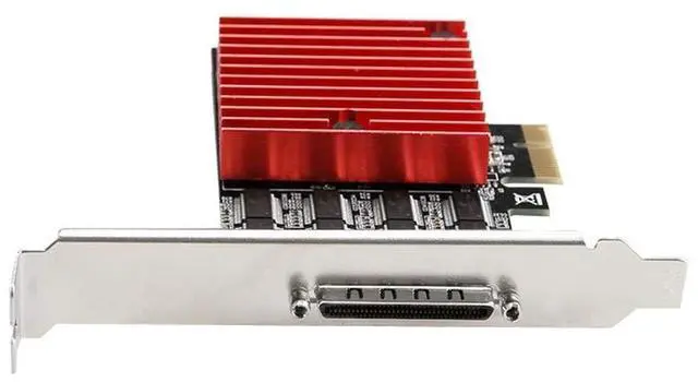 Alt view image 3 of 5 - Vszerda 8 Port PCIE to DB9 RS232 Serial Port to PCIE Riser Card Serial Controller Card PCI-E Express Extension Card Converter Adapter
