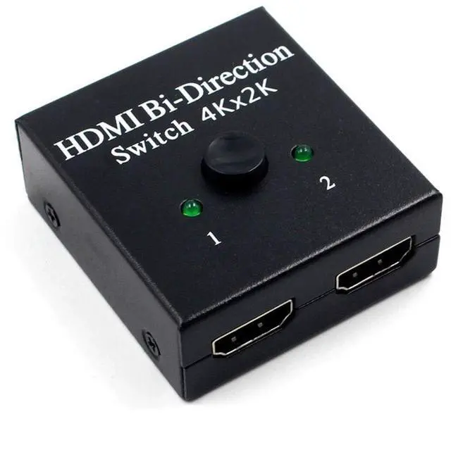Main image of Vszerda 4K HDMI Bi-Direction Switch 4K HDMI Splitter 2 X 1/1 X 2 HDMI 2.0 Cable Switcher Splitter Signal Amplification Multi-Screen Conversion for LCD Display DVD Player PS4 Xbox Digital Camera