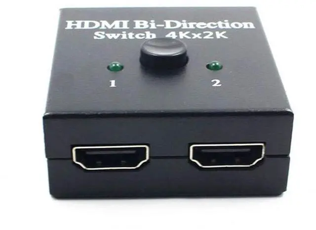 Alt view image 4 of 6 - Vszerda 4K HDMI Bi-Direction Switch 4K HDMI Splitter 2 X 1/1 X 2 HDMI 2.0 Cable Switcher Splitter Signal Amplification Multi-Screen Conversion for LCD Display DVD Player PS4 Xbox Digital Camera