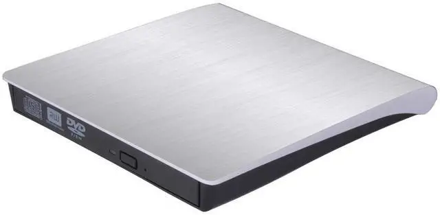 Main image of Vszerda External DVD CD Drive Compatible for Laptop USB 3.0 External DVD-RW Player CD Drive, Optical Burner Writer Rewriter for Mac Computer Notebook Desktop PC Windows 7/8/10, Slim White