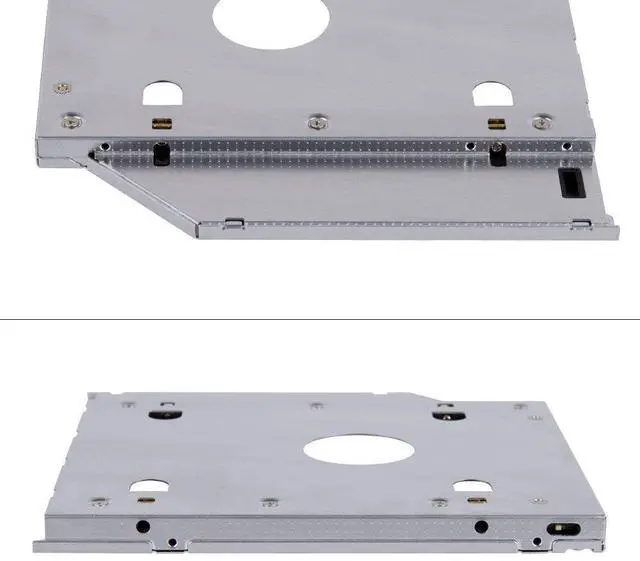 Alt view image 5 of 5 - Vszerda 2nd HDD SSD Hard Drive Caddy Tray Replacement for MacBook Pro 13/15/17 inch A1278 A1286 A1297 2008 2009 2010 2011 2012 Internal Laptop CD/DVD-ROM Optical SuperDrive Adapter to 2.5 Inch 9.5MM