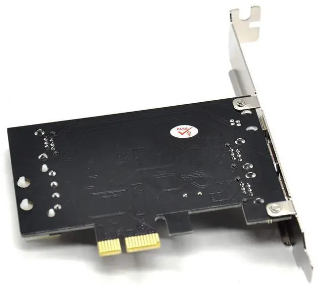 Alt view image 6 of 7 - Vszerda PCIe Firewire Card for Windows 10, IEEE 1394 PCI Express Controller 4 Ports(3 x 6 Pin and 1 x 4 Pin), 1394a Firewire 800 Adapter for Windows 7/8/Mac OS with Low Profile Bracket and Cable