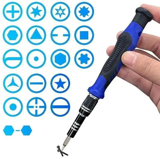 Alt view image 4 of 7 - Vszerda Screwdriver Sets 142-Piece Electronics Precision Screwdriver with 120 Bits Magnetic Repair Tool Kit Compatible For iPhone, MacBook, Computer, Laptop, PC, Tablet, PS4, Xbox, Nintendo