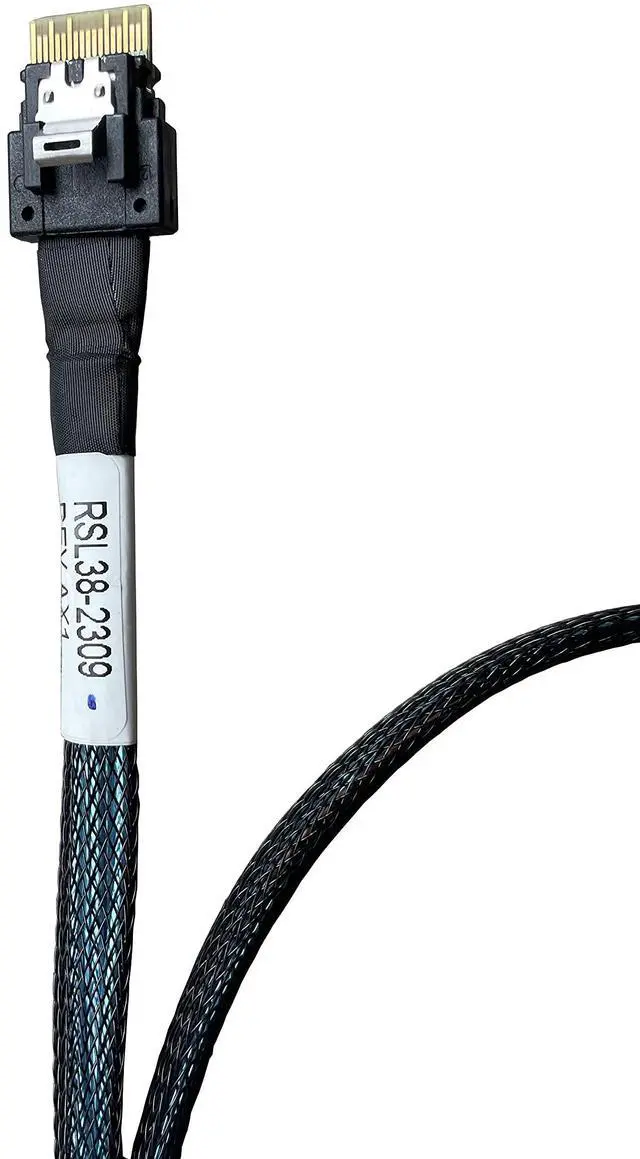 Alt view image 2 of 7 - Vszerda PCIe Gen4  4X to .  Adapter,- 38P to - 68P Cable with Power, 75CM