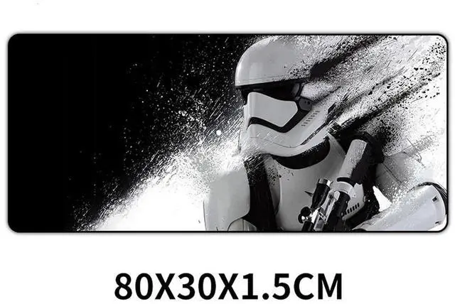 Main image of Vszerda 80x30cm Star Wars Gaming Mouse Pad XXL Computer Mousepad Large XL Rubber Desk Keyboard Mouse Pad Mat Gamer for Call of Duty 3 Gaming Mouse Pad 01