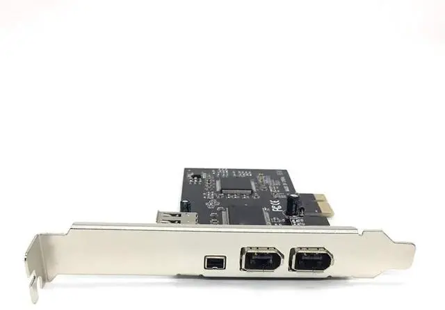 Alt view image 3 of 5 - Vszerda PCIe Combo 4 Ports (3+1) 1394A 1x 4 Pin 3X 6 Pin PCI Express Card Adapter Controller Card Extension Adapter PCI Express to IEEE 1394 for Firewire Desktop