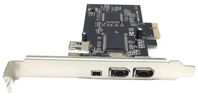 Alt view image 4 of 5 - Vszerda PCIe Combo 4 Ports (3+1) 1394A 1x 4 Pin 3X 6 Pin PCI Express Card Adapter Controller Card Extension Adapter PCI Express to IEEE 1394 for Firewire Desktop
