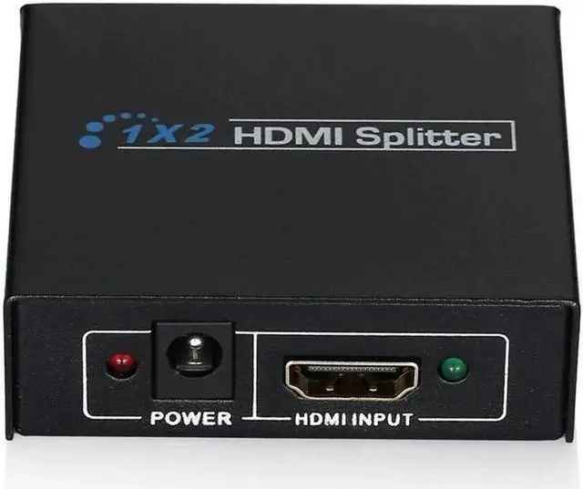 Alt view image 2 of 5 - Vszerda HDMI 1 in 2 out 1080p 4K 1x2 HDCP Stripper 3D Splitter Power Signal Amplifier