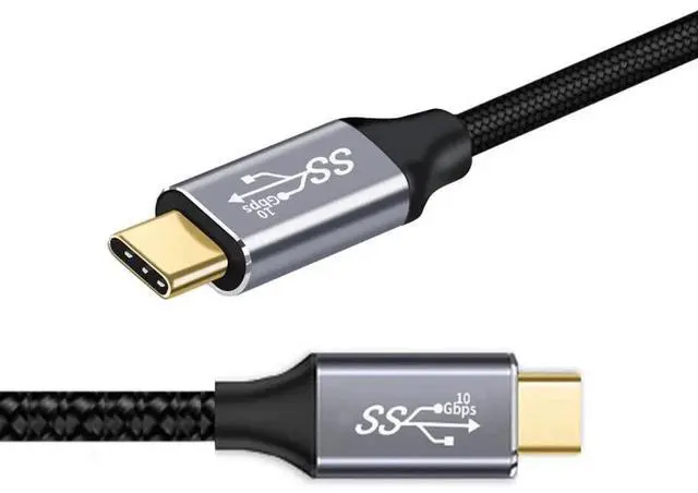 Main image of Vszerda USB C Cable USB 3.1 Type C 10Gbps 100W Data Cable with E-Marker for Laptop Phone 0.5M