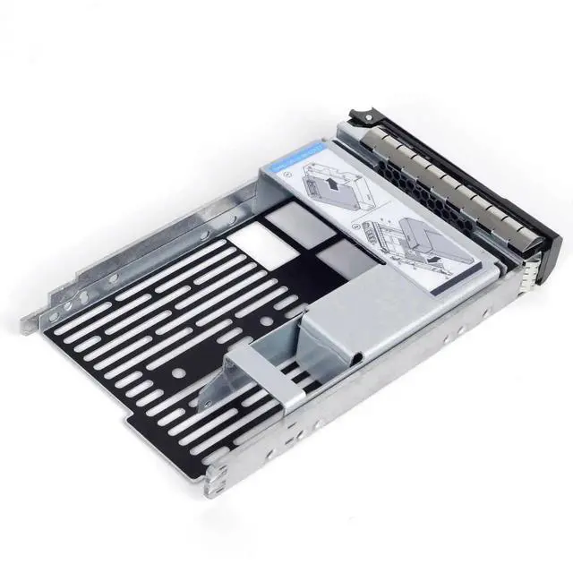 Alt view image 2 of 4 - 3.5" Hard Drive Tray Caddy with 2.5" Drive Adapter Compatible with D.ell PowerEdge Servers R430 T430 R530 T630 R730 R930 R420 T420 R520 T620 R720 R410 R415 T410 5510 R515 T610 R710 T710, 2 Pack