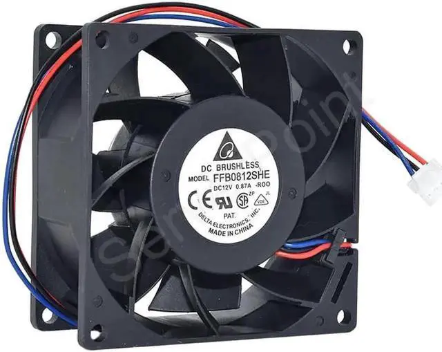 Alt view image 2 of 2 - Vszerda For 8038 3PIN UPS 12V 0.87A FFB0812SHE-ROO Three Lines Cooling Fan