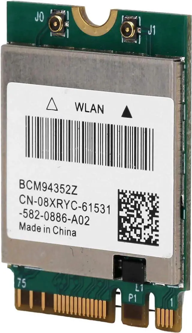 Main image of Vszerda BCM94352Z Dual Band NGFF M.2 Wireless Network Card,4.0, 802.11ac WiFi Adapter (2 External Antenna Cables)