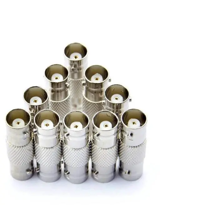 Alt view image 2 of 7 - Vszerda 30 Pack BNC Female to BNC Female CCTV Security Camera Adapter Coupler Straight Extender Connector