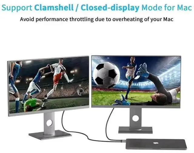 Alt view image 6 of 7 - Vszerda USB C to DisplayPort 1.4 Cable (Support 8K@60Hz, 4K@144Hz, 2K@240Hz) Thunderbolt 3/4 Type C to DP Cord Compatible with MacBook, Mac mini, XPS, iPad, iPhone 15/16